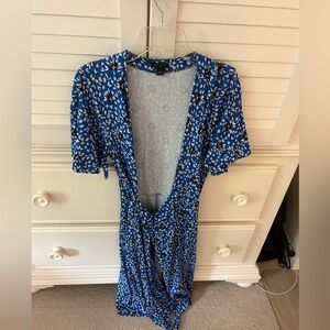 ANN TAYLOR FLORAL WRAP DRESS